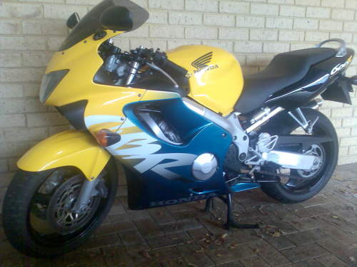 Honda cbr600f yellow #7